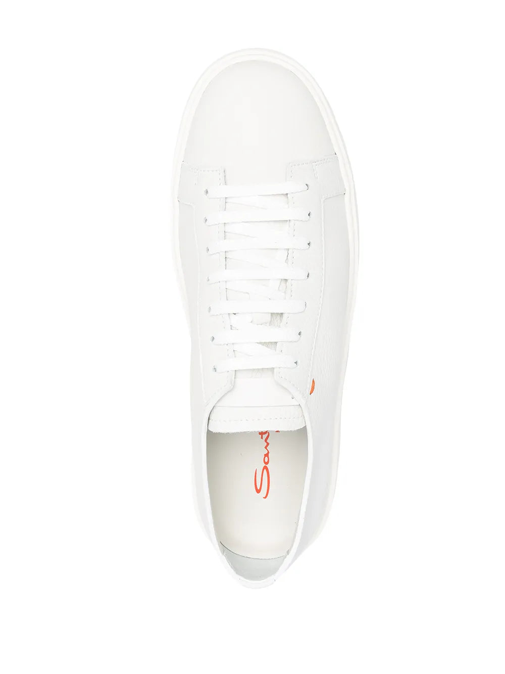 Santoni Grey Lace Up Sneakers