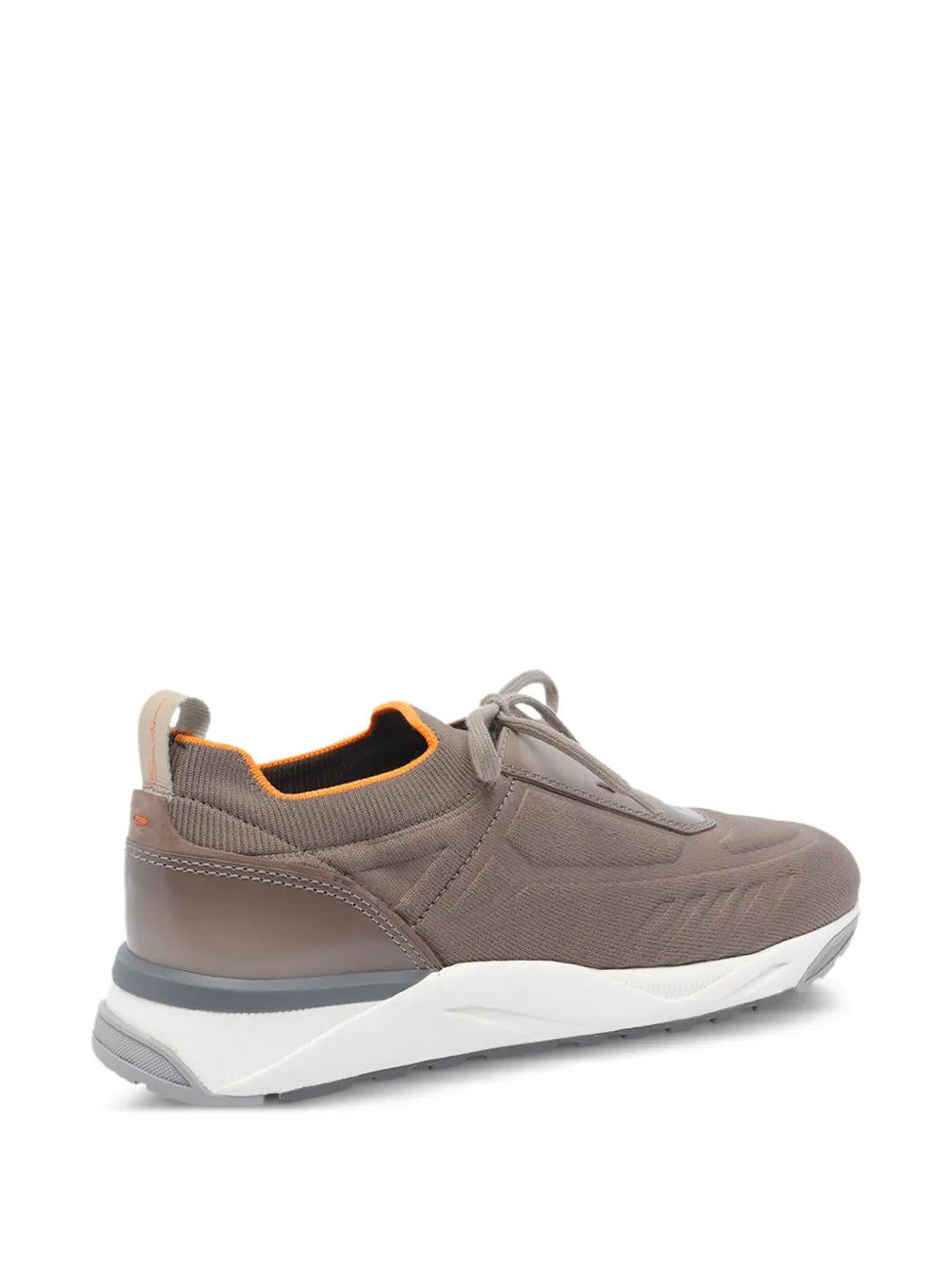 Santoni Knitted Lace-Up Sneakers