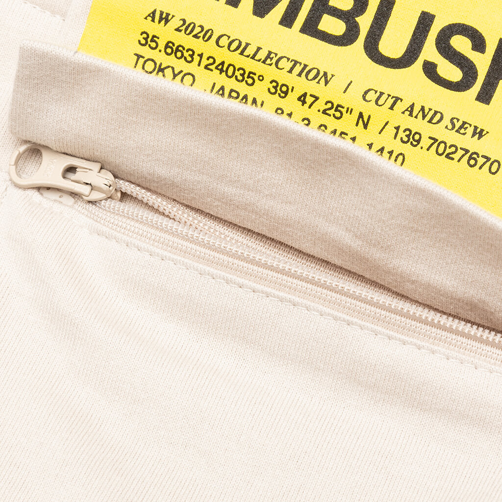 New Waist Pocket T-Shirt - Beige