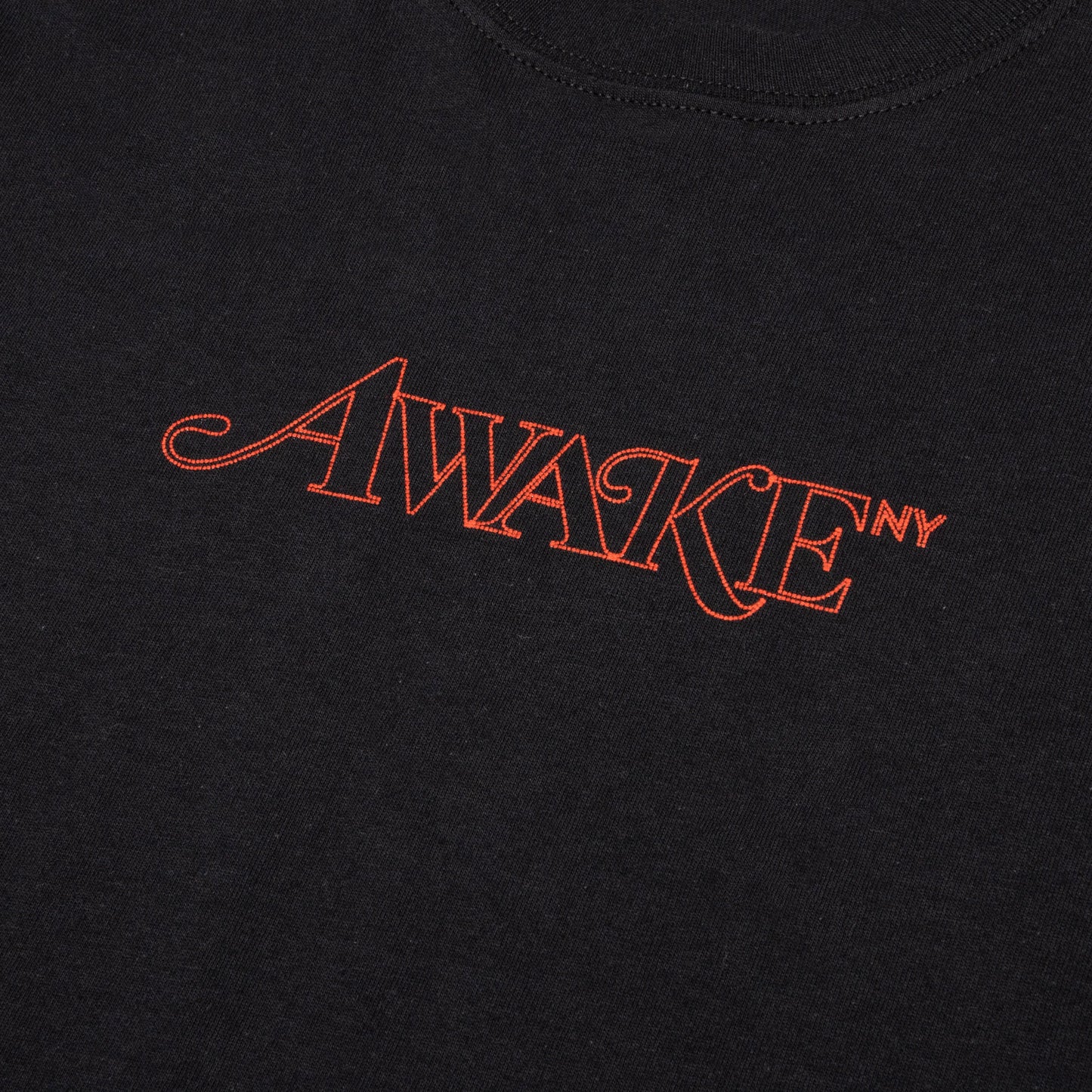 Awake Classic Outline Logo S/S Tee - Black