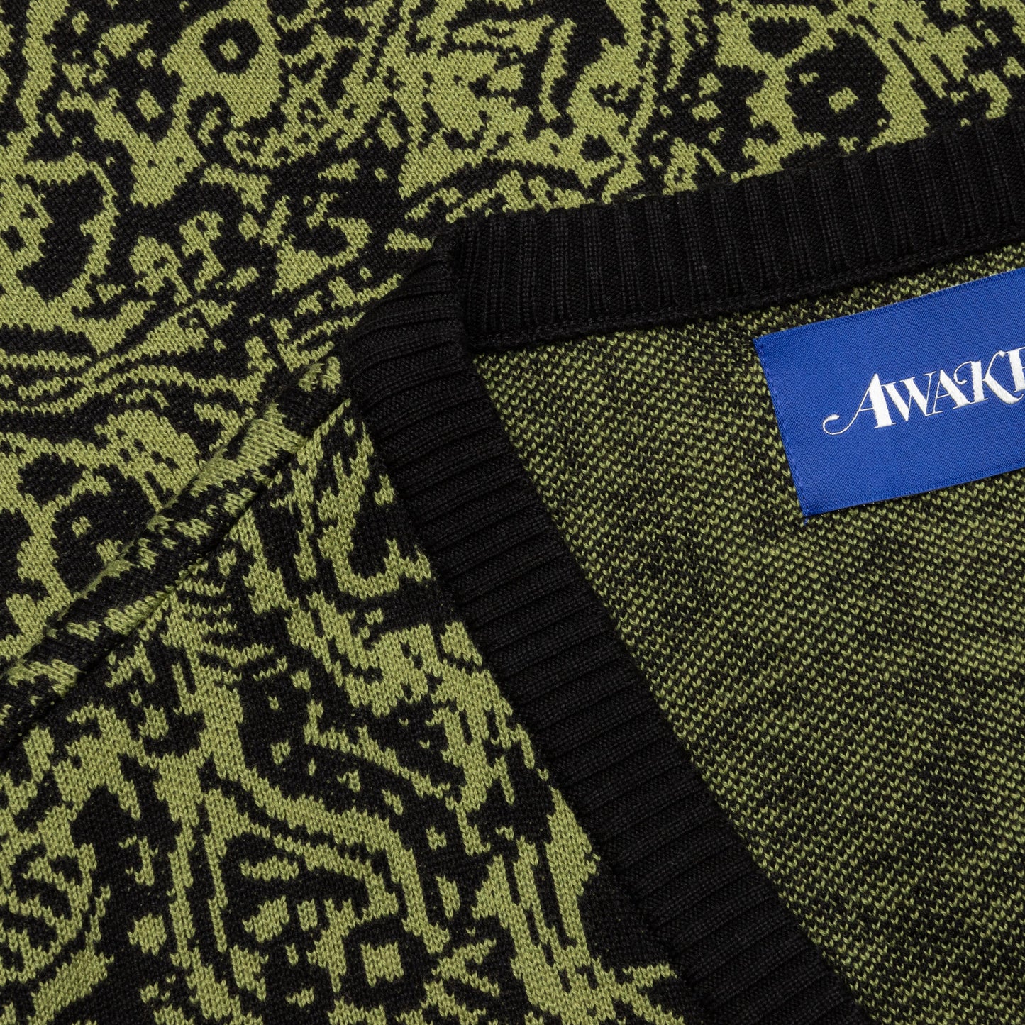 Awake Paisley Cardigan - Black