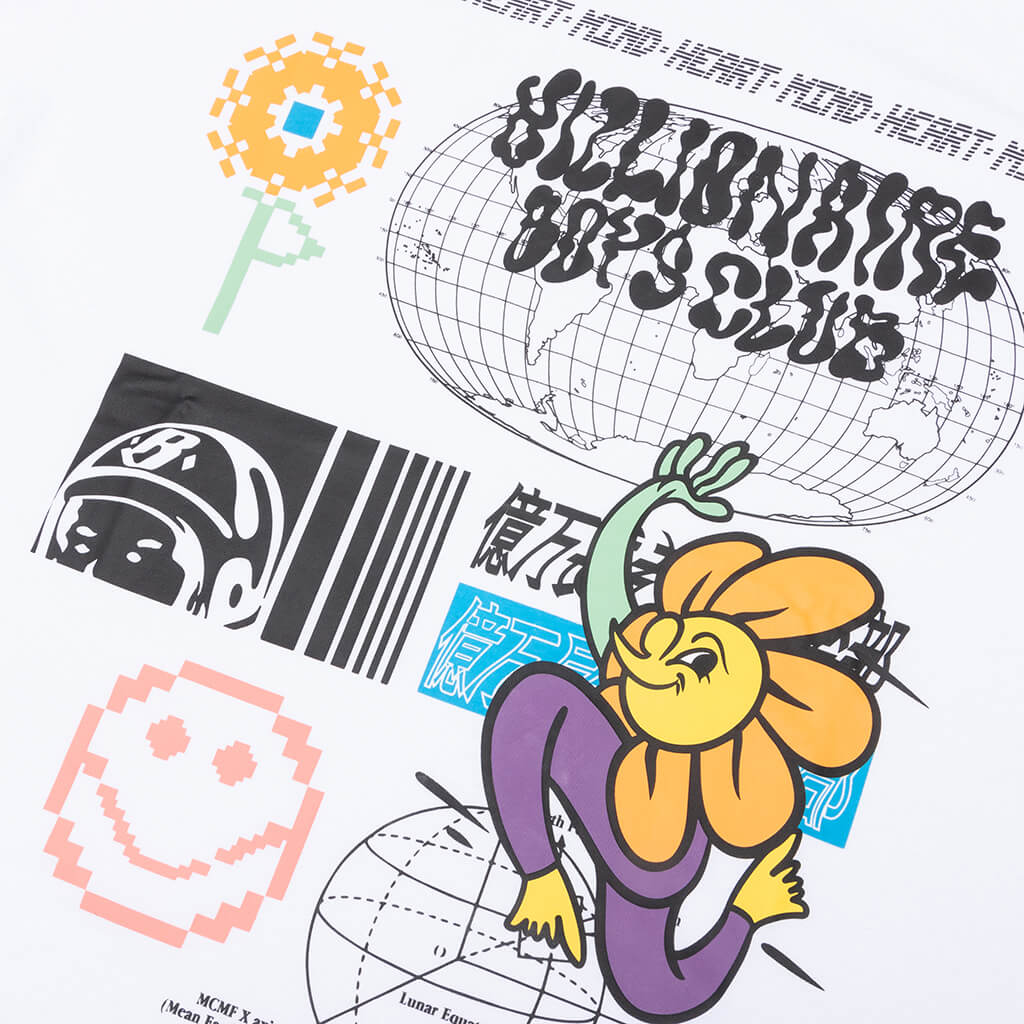 BB Flora S/S Tee - White