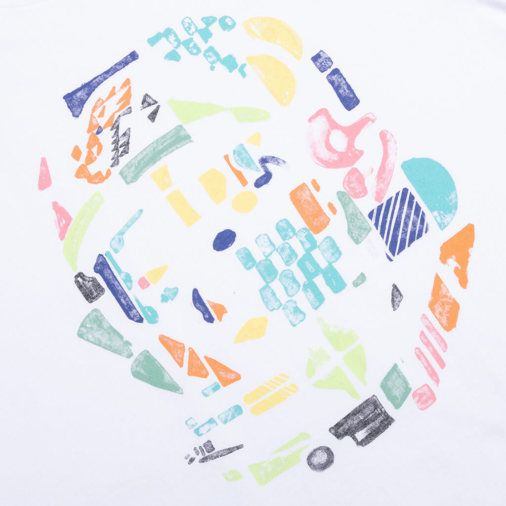 BB Helmet S/S Tee - White/White