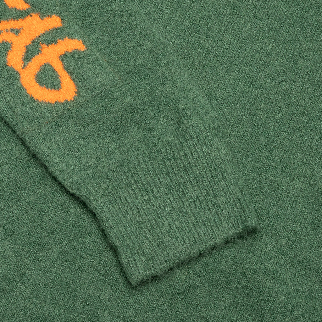 Novelty Knit Sweater - Green