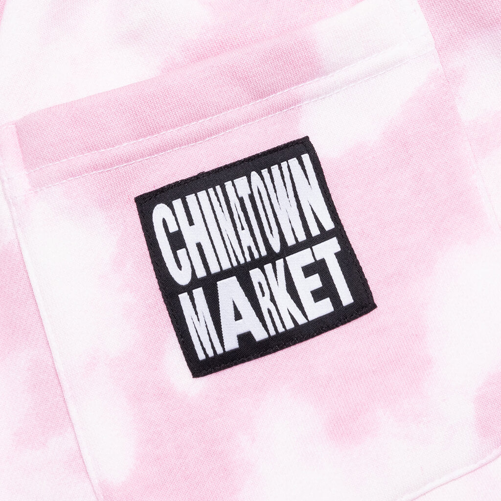 Chinatown Be Mine Sweatpants - Pink Tie Dye