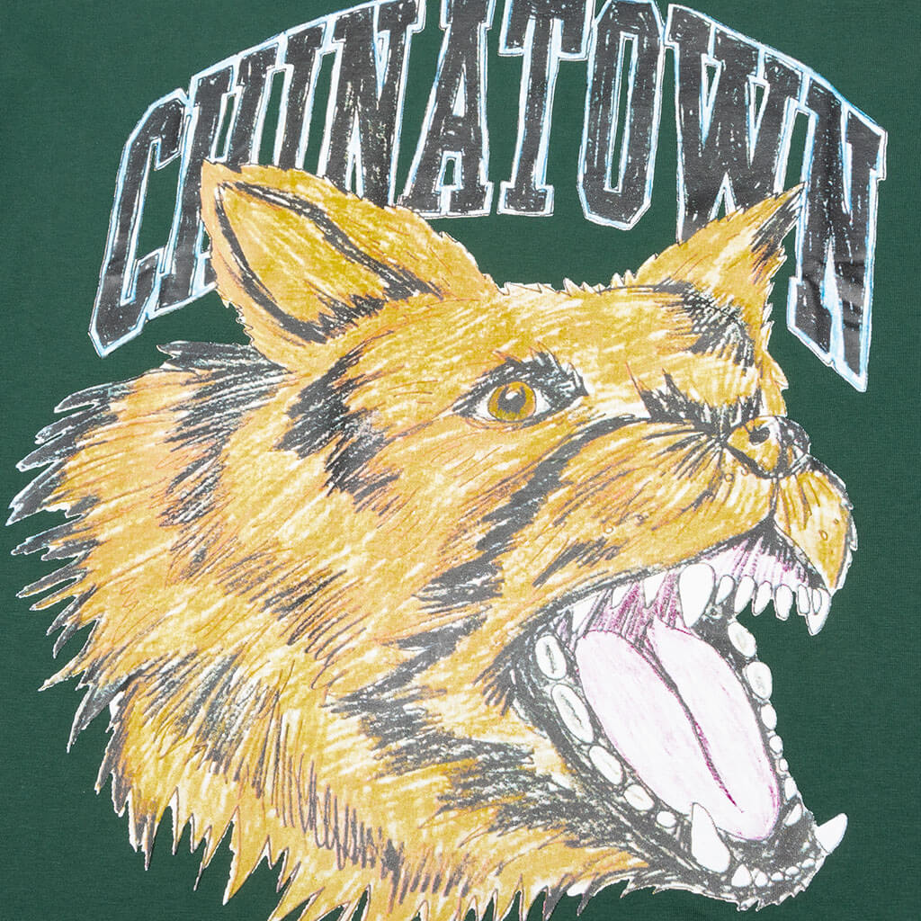 Chinatown Beware Sketch Tee - Spruce