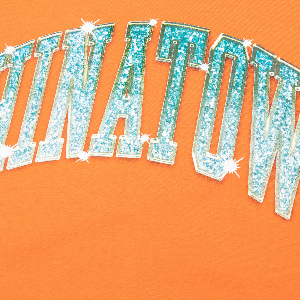 Chinatown Bling Arc Tee - Orange