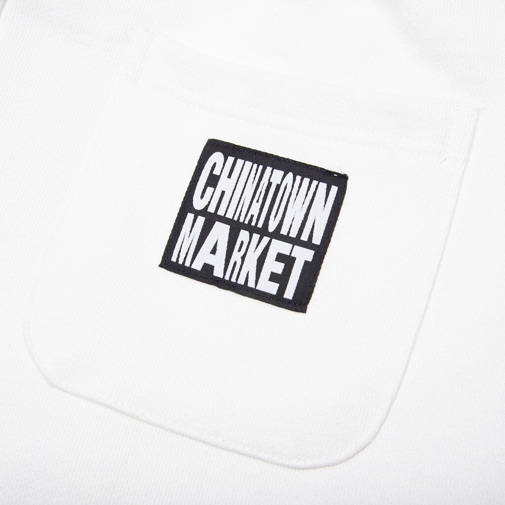 Chinatown Skelly World Tour Sweatshorts - Cream