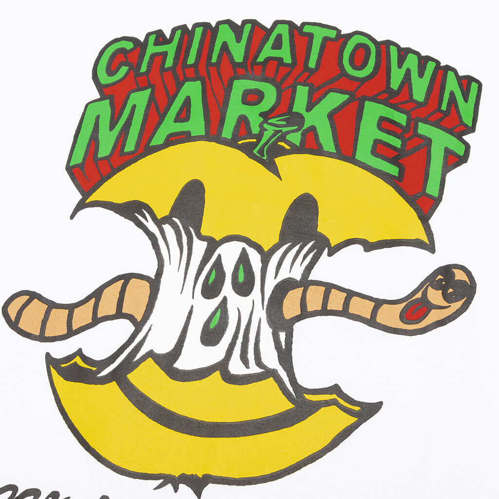 Chinatown Smiley Local Produce Apple Tee - White