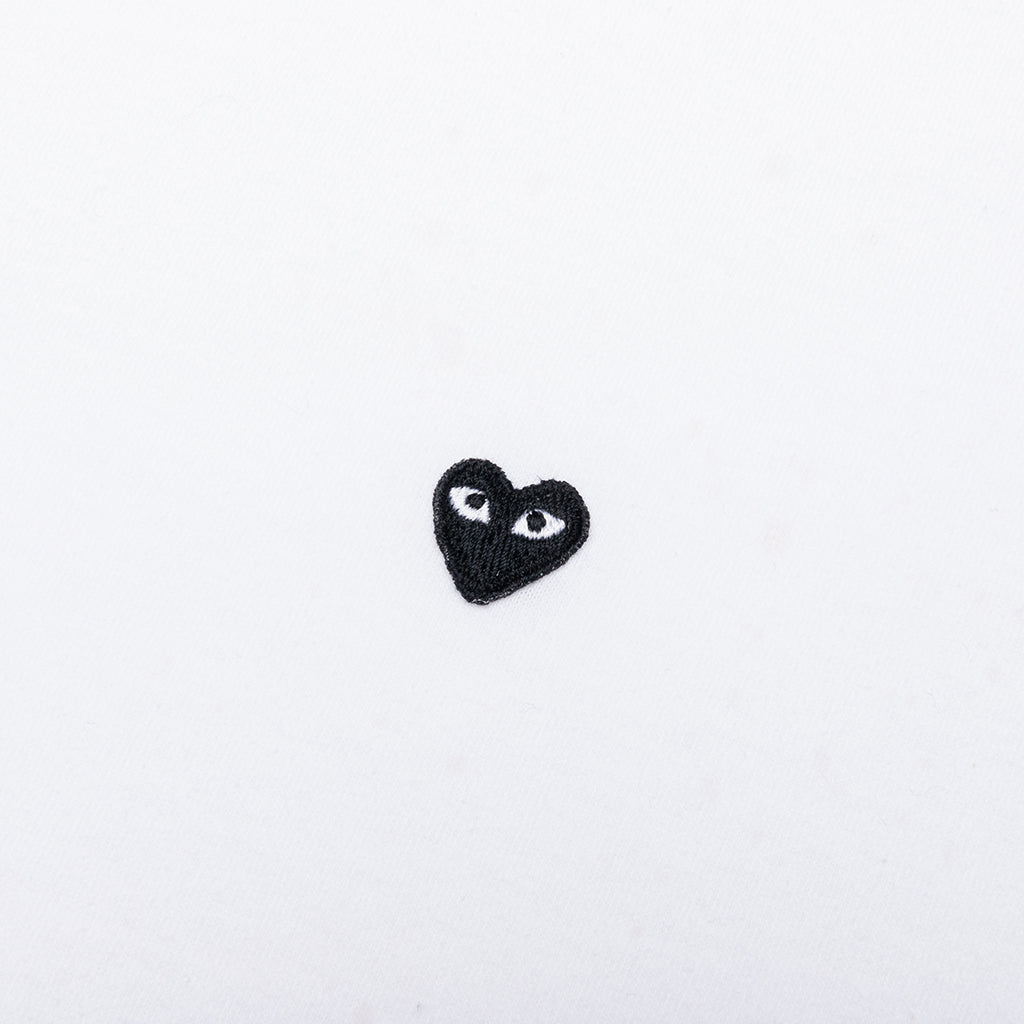 Comme Des Garcons PLAY Little Black Heart T-Shirt - White