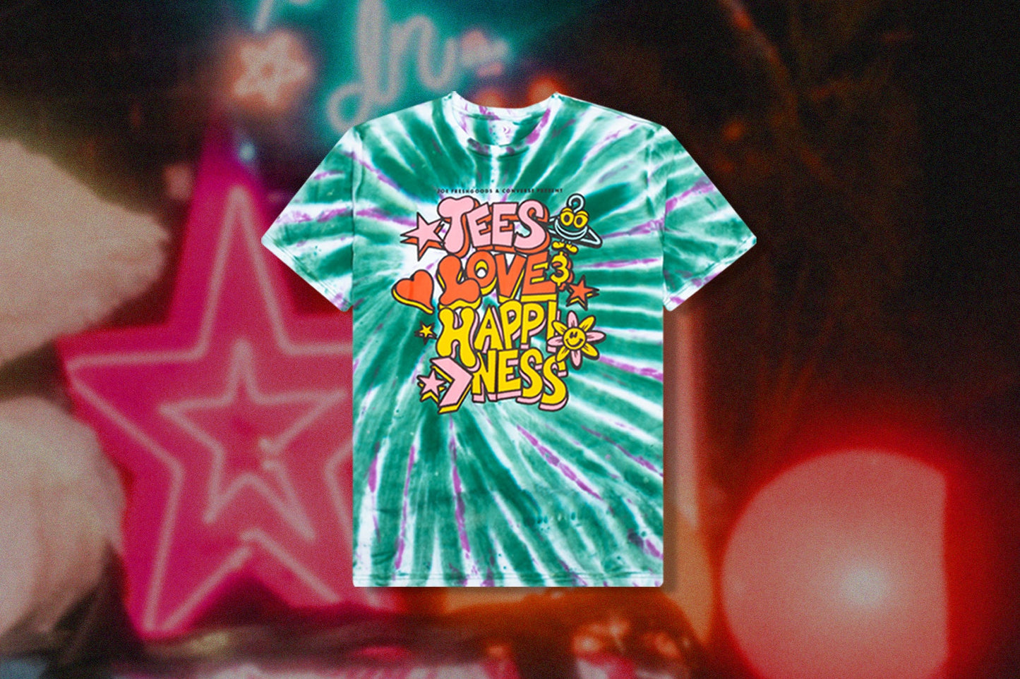 Converse x Joe Freshgoods T-Shirt - Evergreen Tie Dye