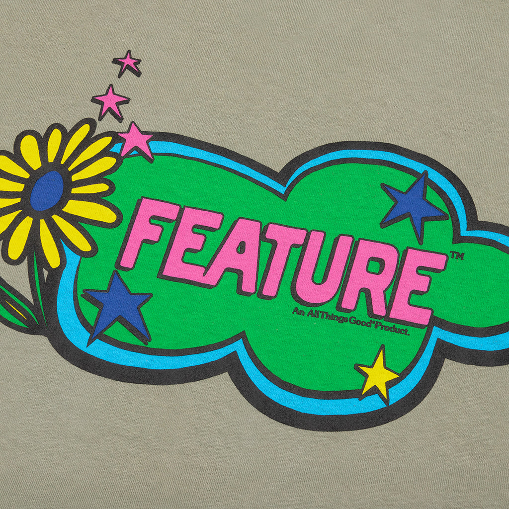 Cloud Tee - Oil Green