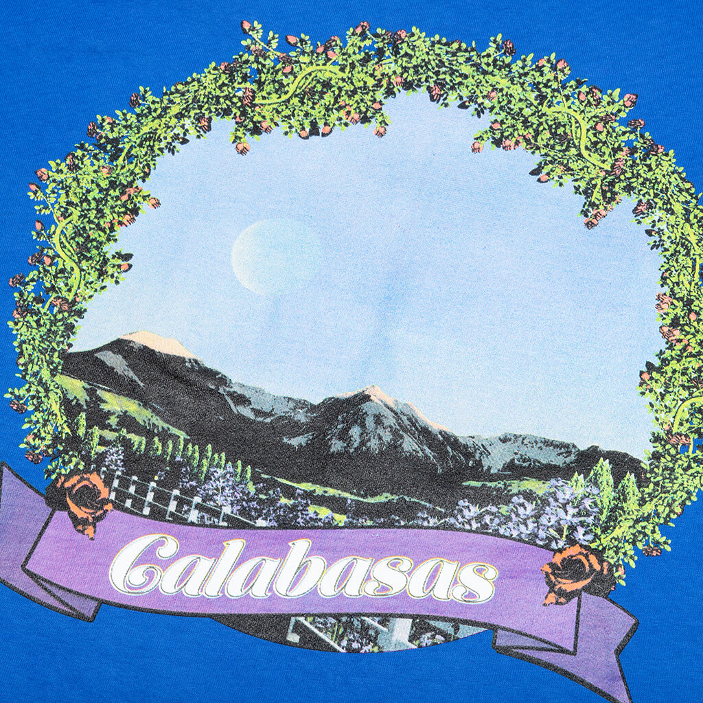 Ornate L/S Tee - Dazzling Blue