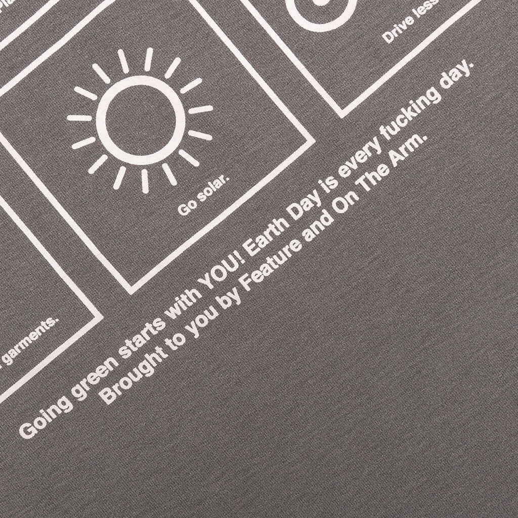 Feature x On The Arm Globe Tee - Falcon