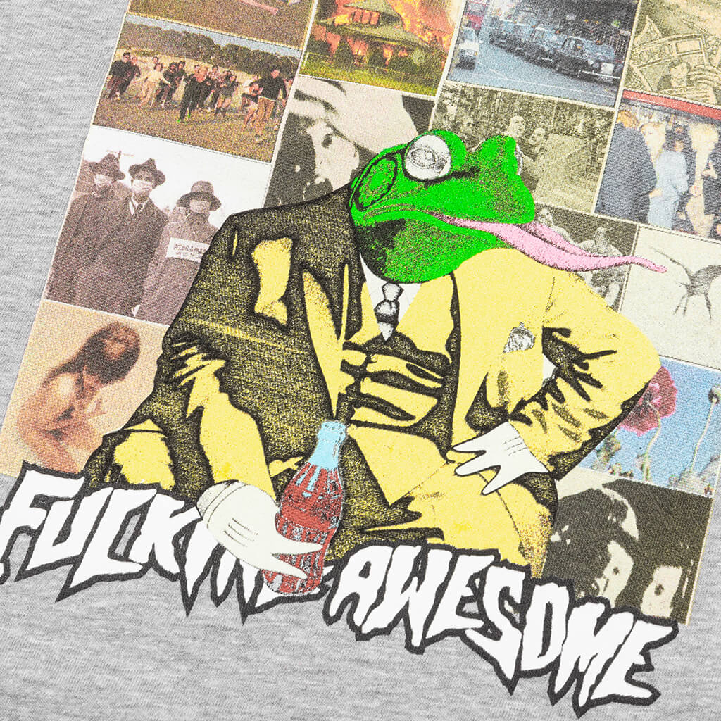 Frogman 2 Tee - Heather Grey