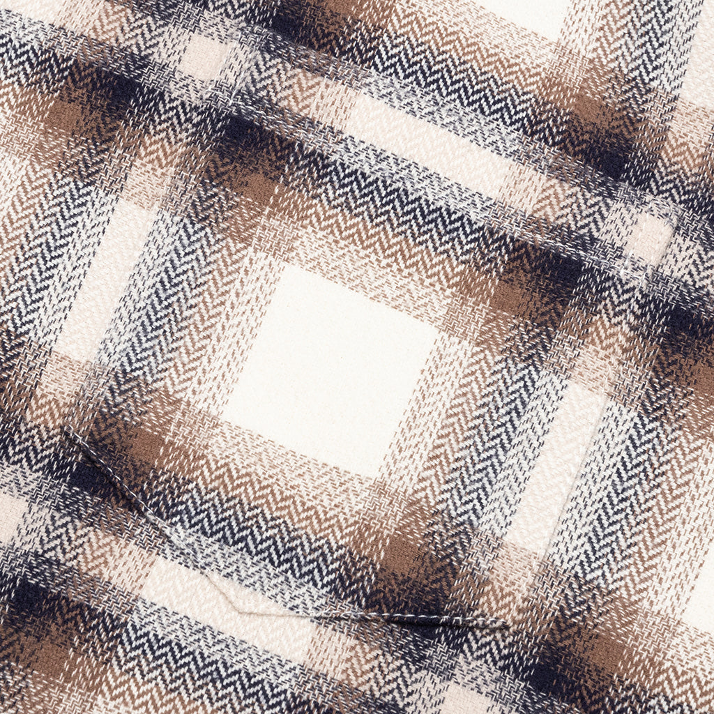 Sly Cotton Straight Hem - Natural x Navy