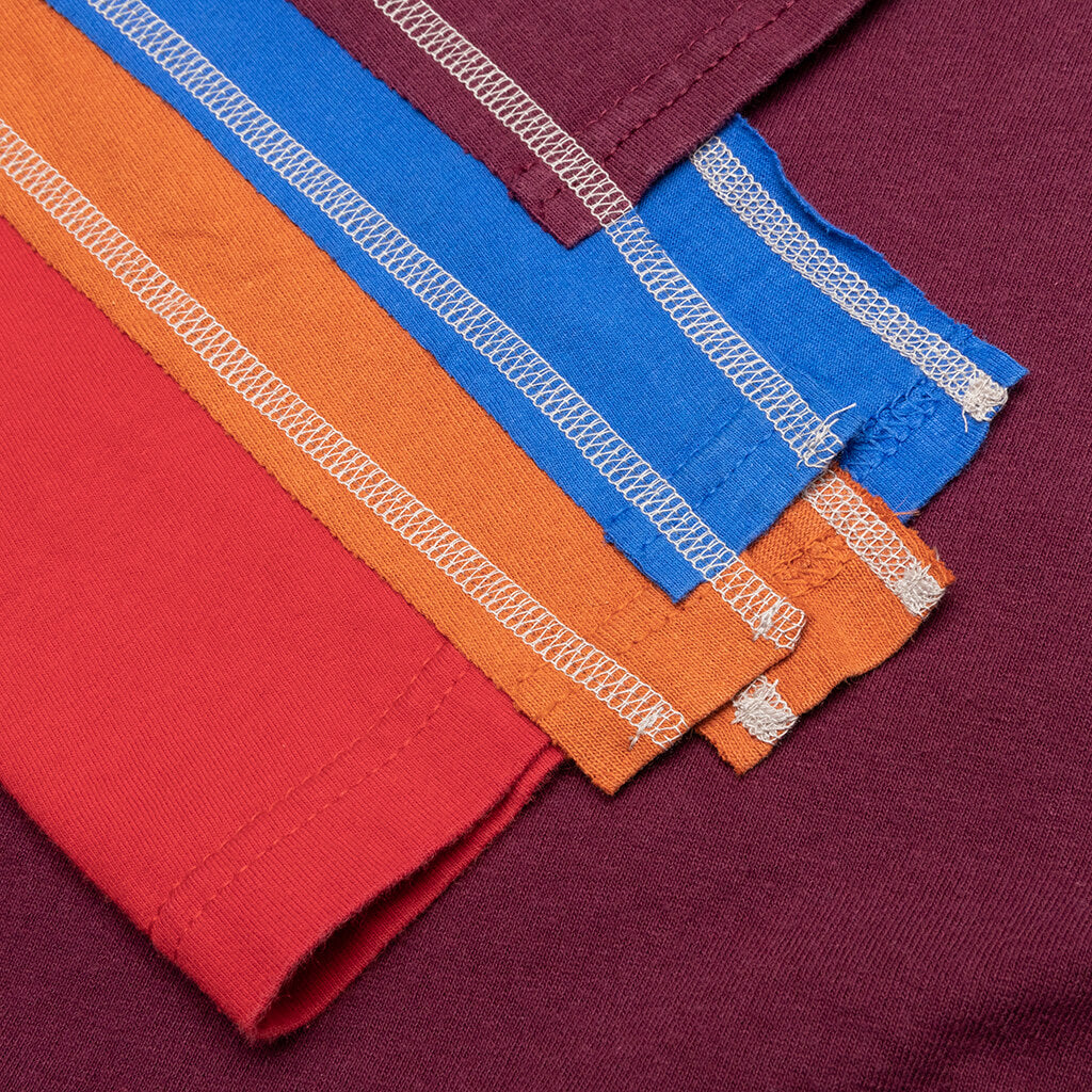 College 7 Cuts S/S Tee - Burgundy Loyola