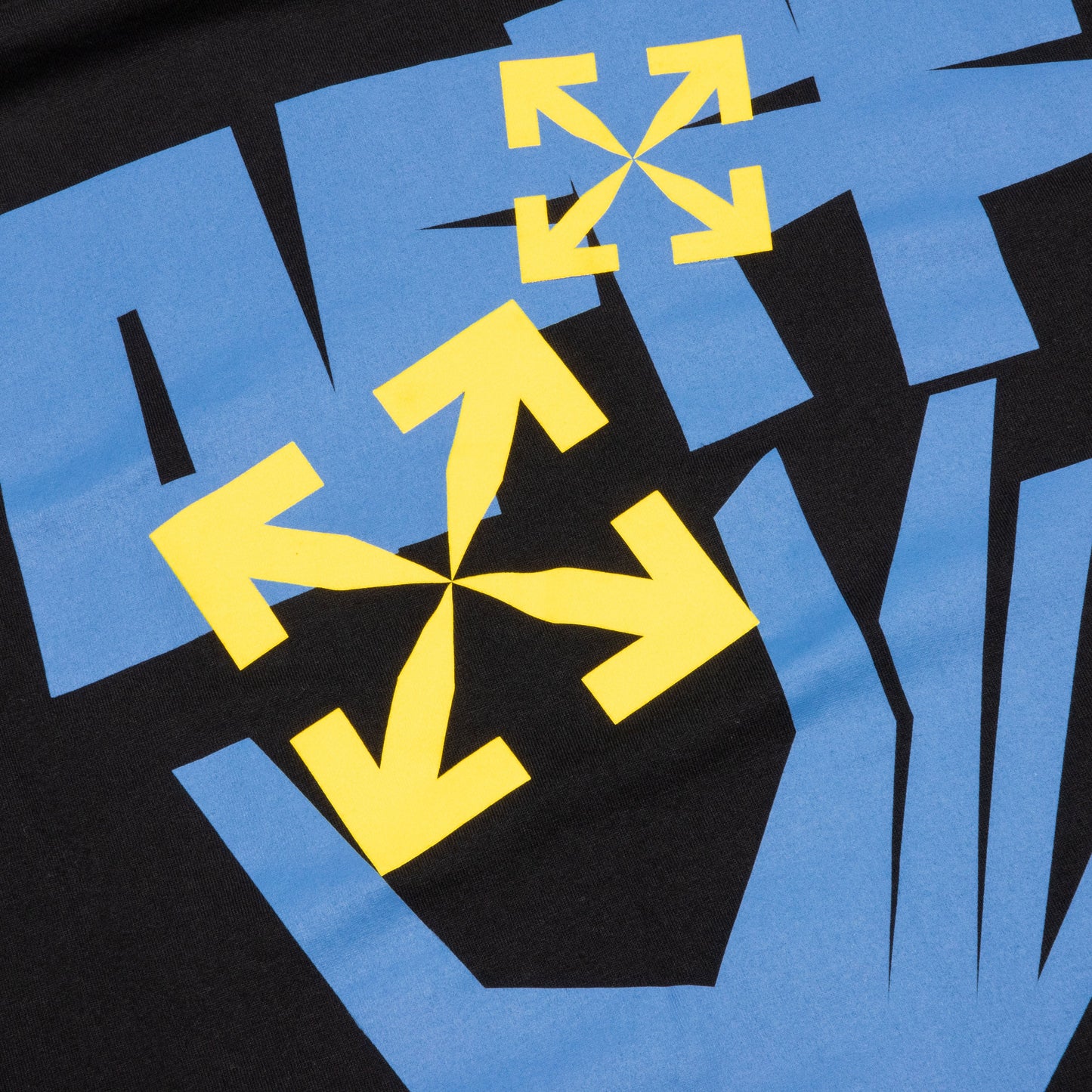 Hands Arrows S/S Slim Tee - Black/Light Blue