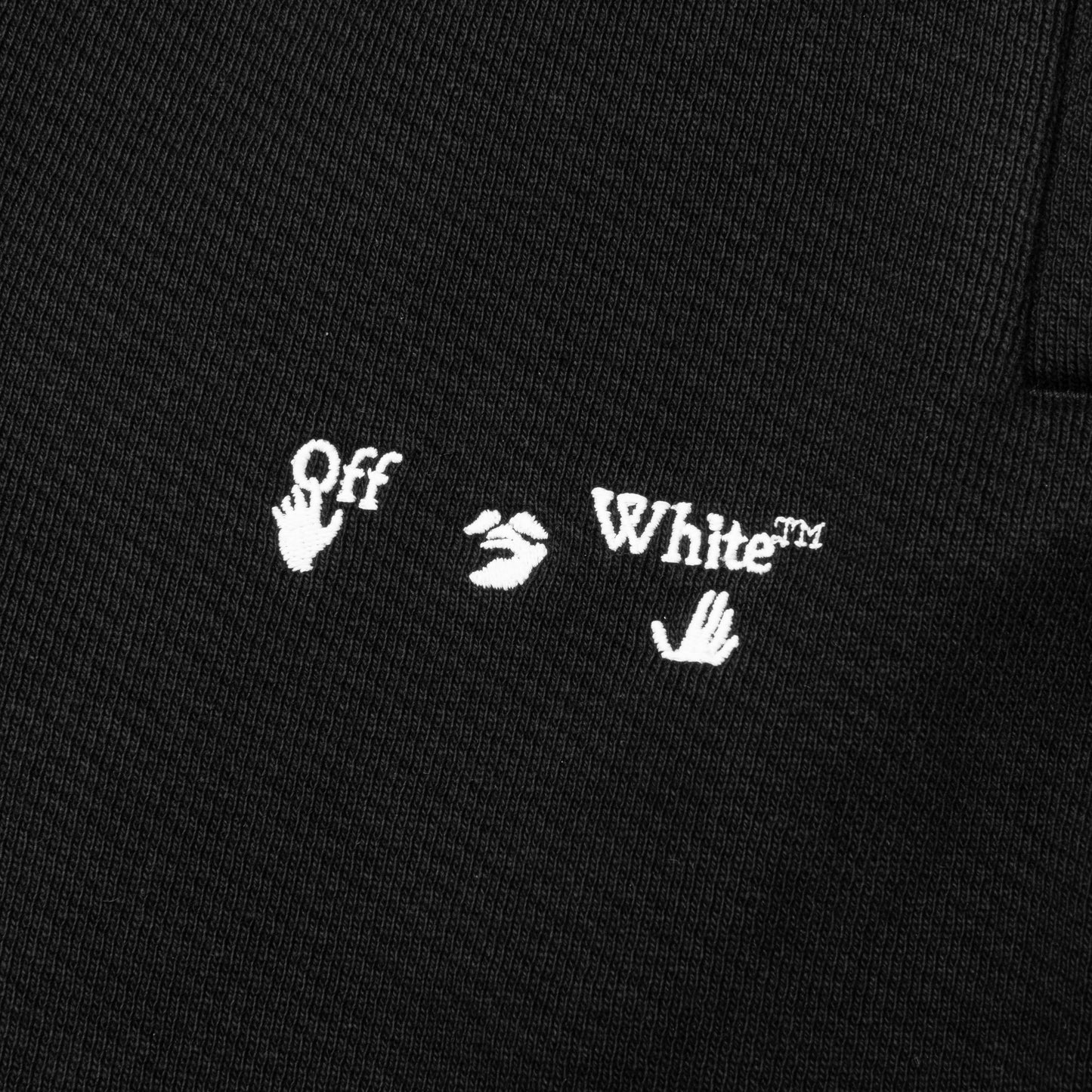 OW Logo Sweatshorts - Black/White