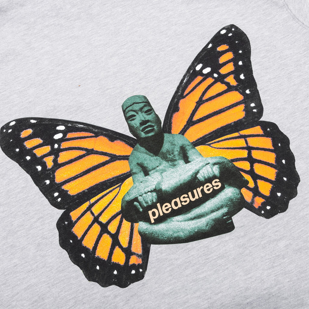 Meditate Hoodie - Heather Grey