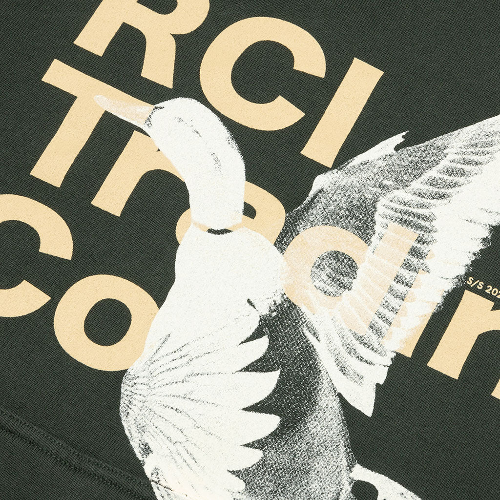 RCI Duck Print Hooded Sweatshirt - Forest