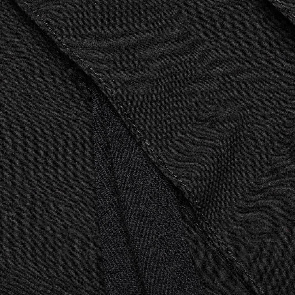 Cotton Nylon Oxford Short - Black
