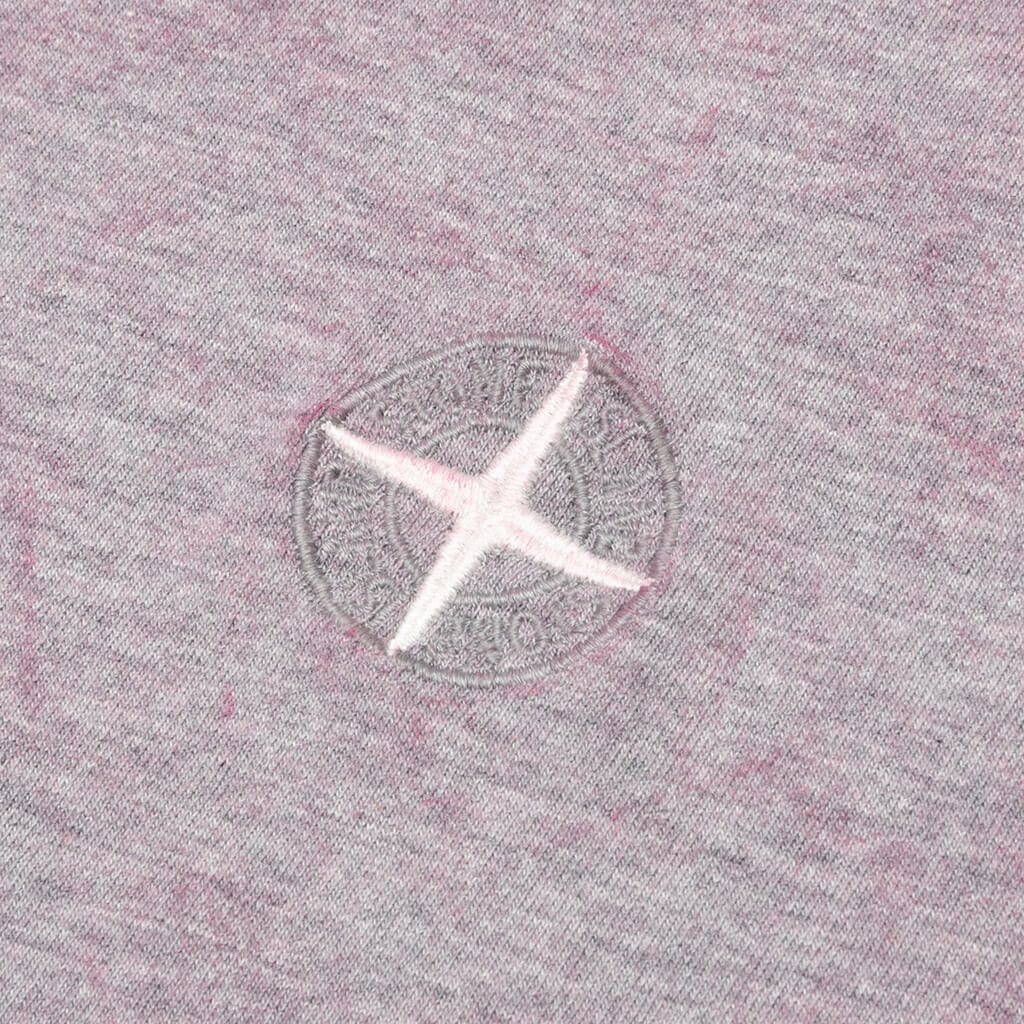 S/S T-Shirt 22993 - Melange Rose Quartz