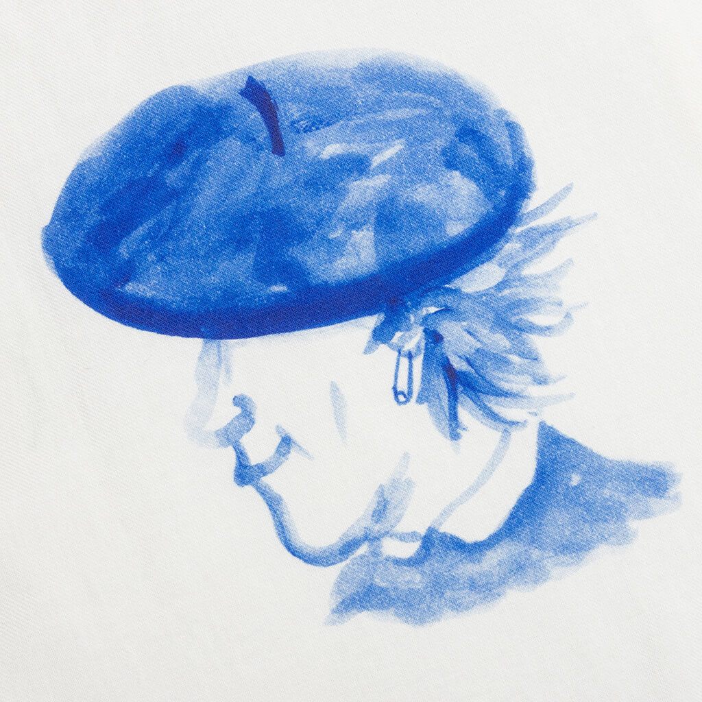 Beret Man Shirt - White