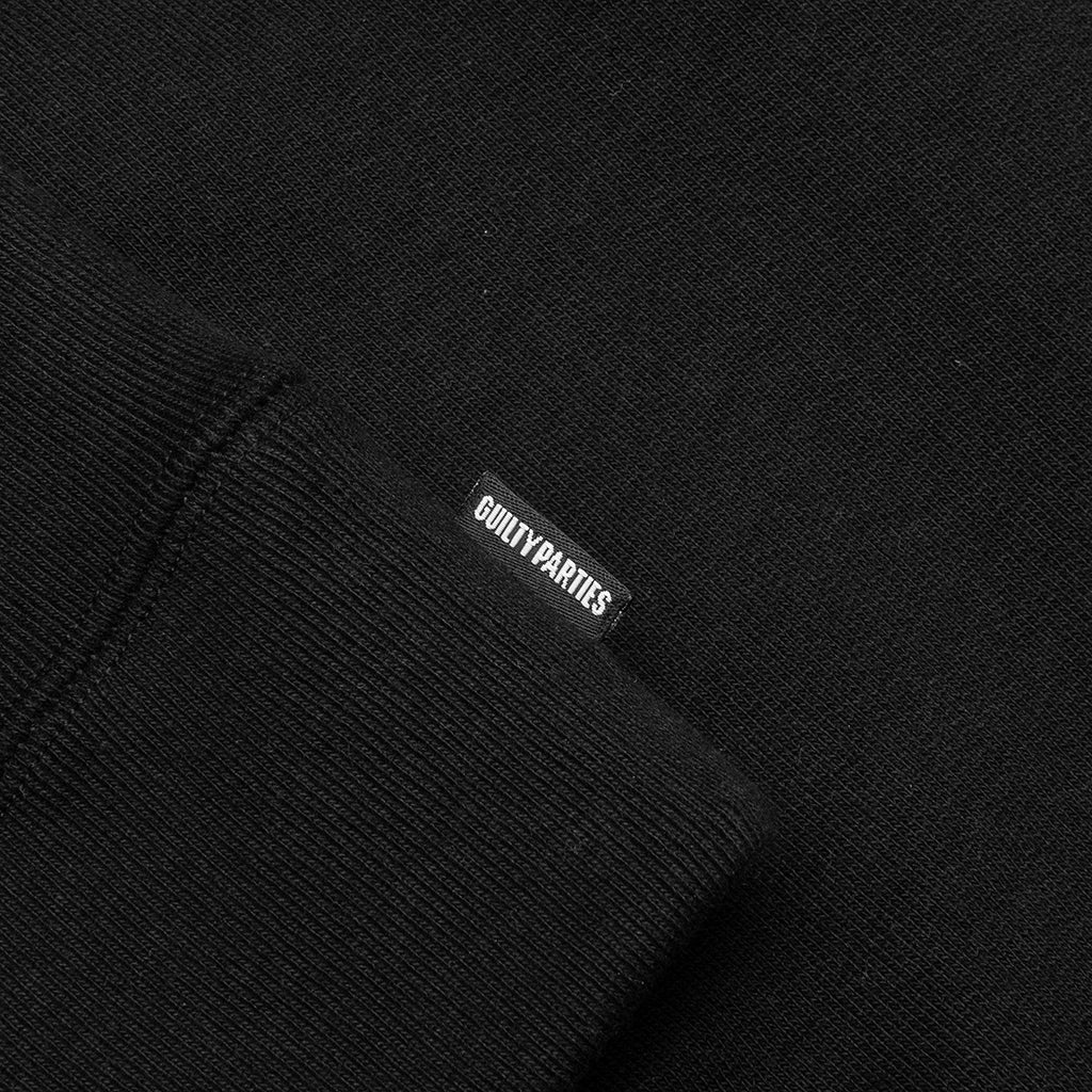 Heavyweight Full Zip Hoodie Type-1 - Black