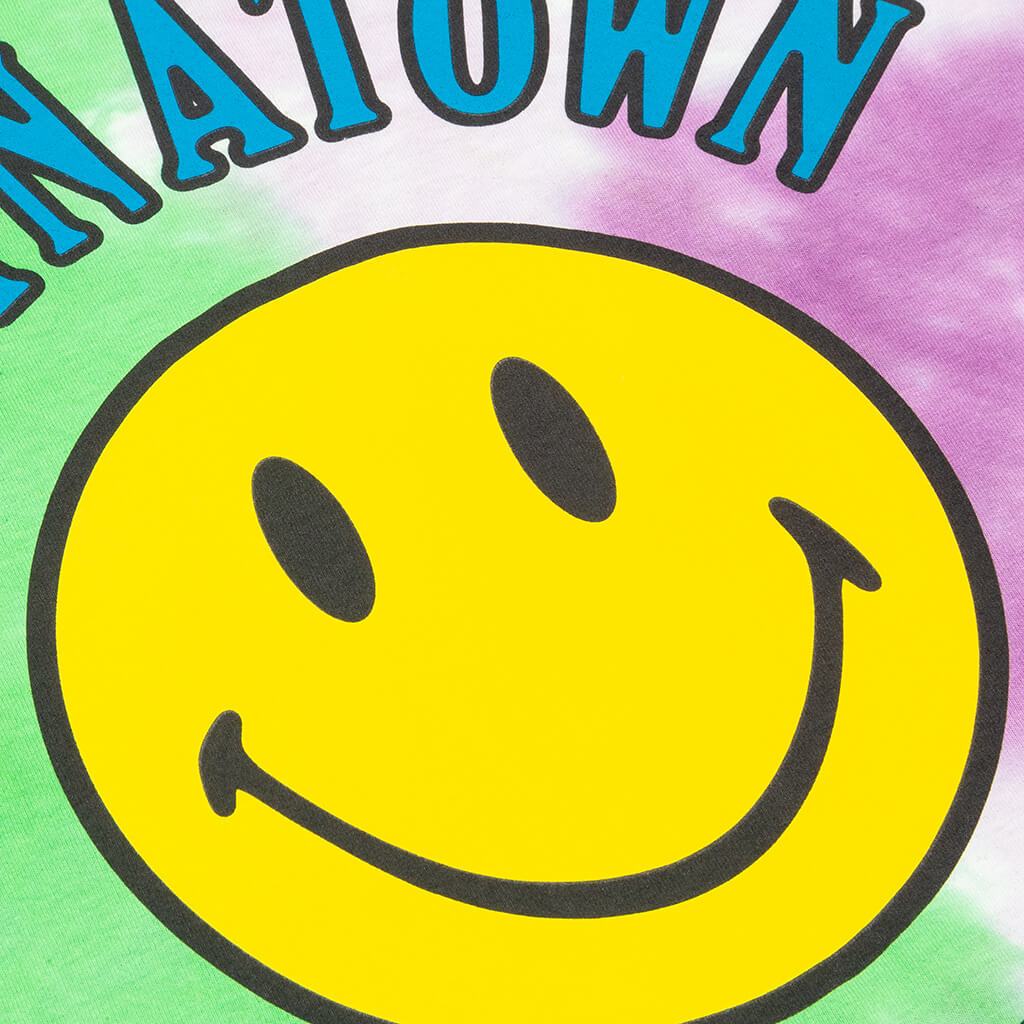 Chinatown Smiley Multi T-Shirt - Tie Dye