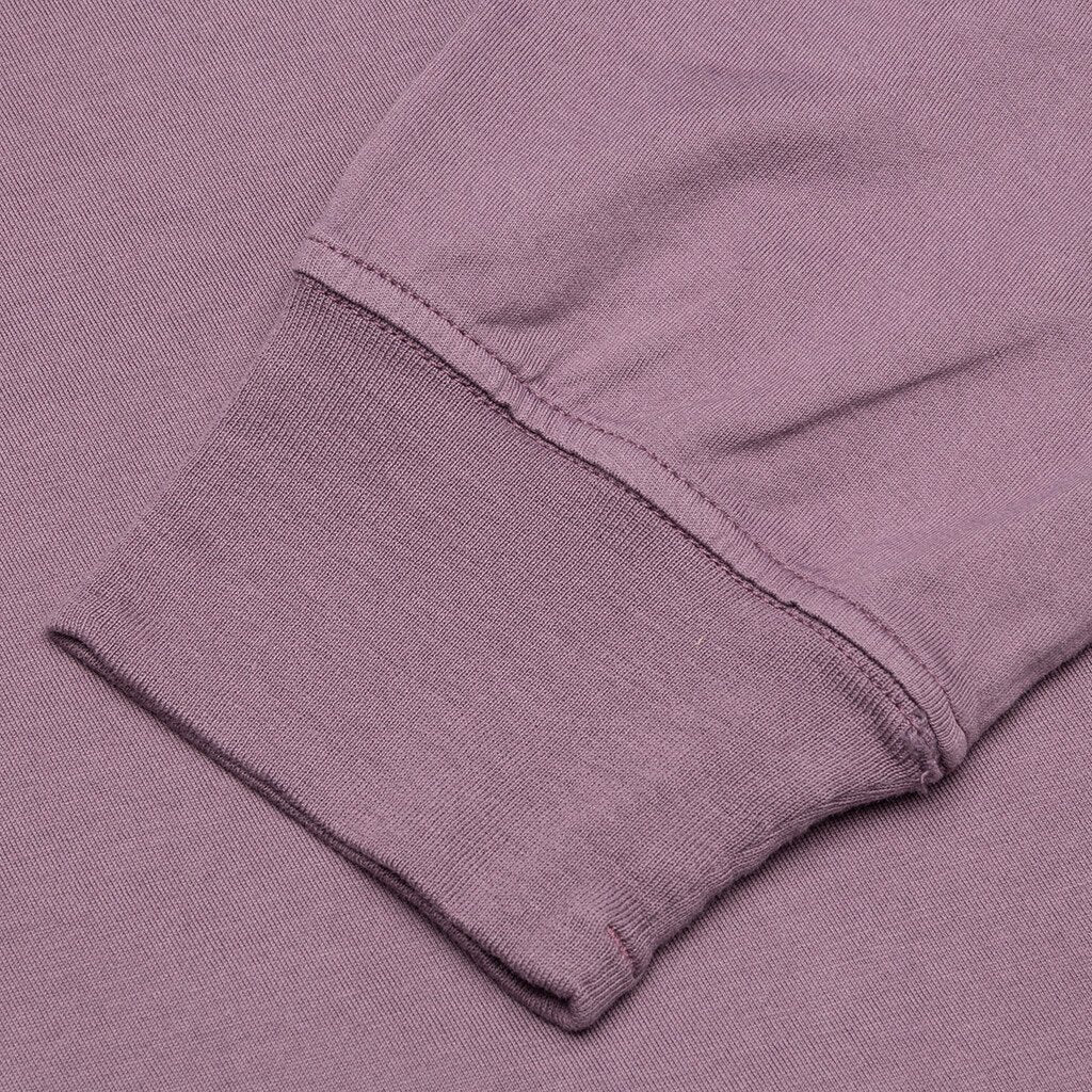 Garment Dyed L/S T-Shirt - Magenta