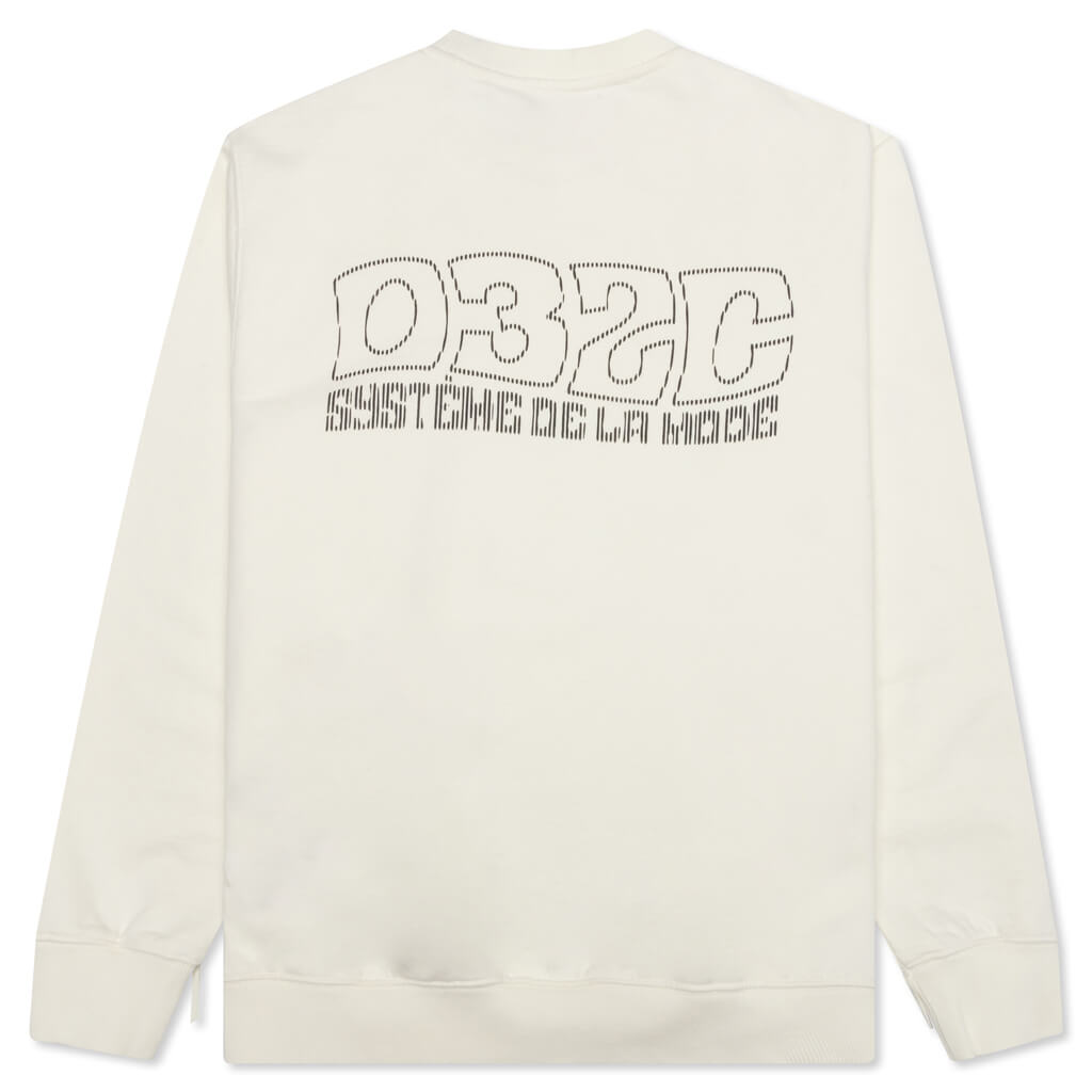 Glow In The Dark Crewneck - Natural/White