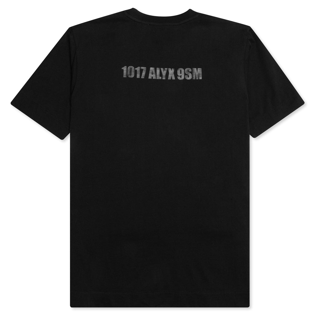 Mirrored Logo S/S Tee - Black