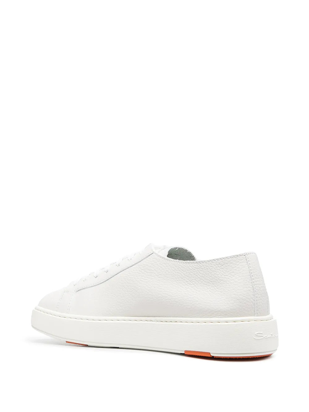 Santoni Grey Lace Up Sneakers
