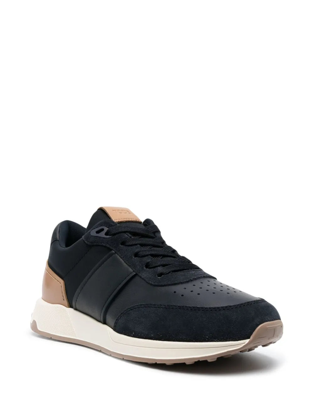 Tod'S Leather-Trimmed Low-Top Sneakers