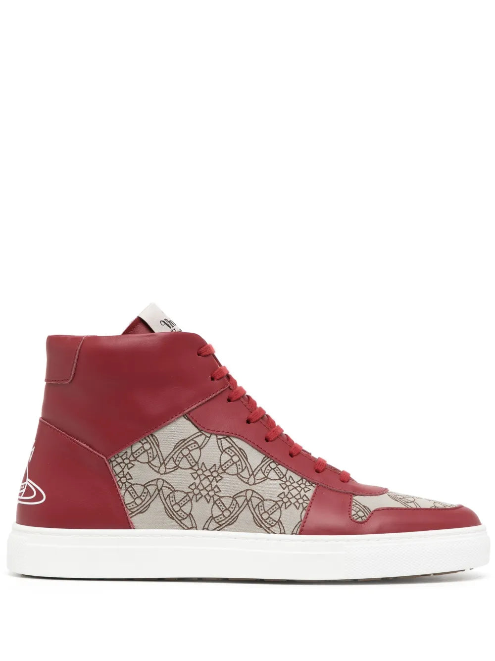 Vivienne Westwood Orb Logo High-Top Sneakers