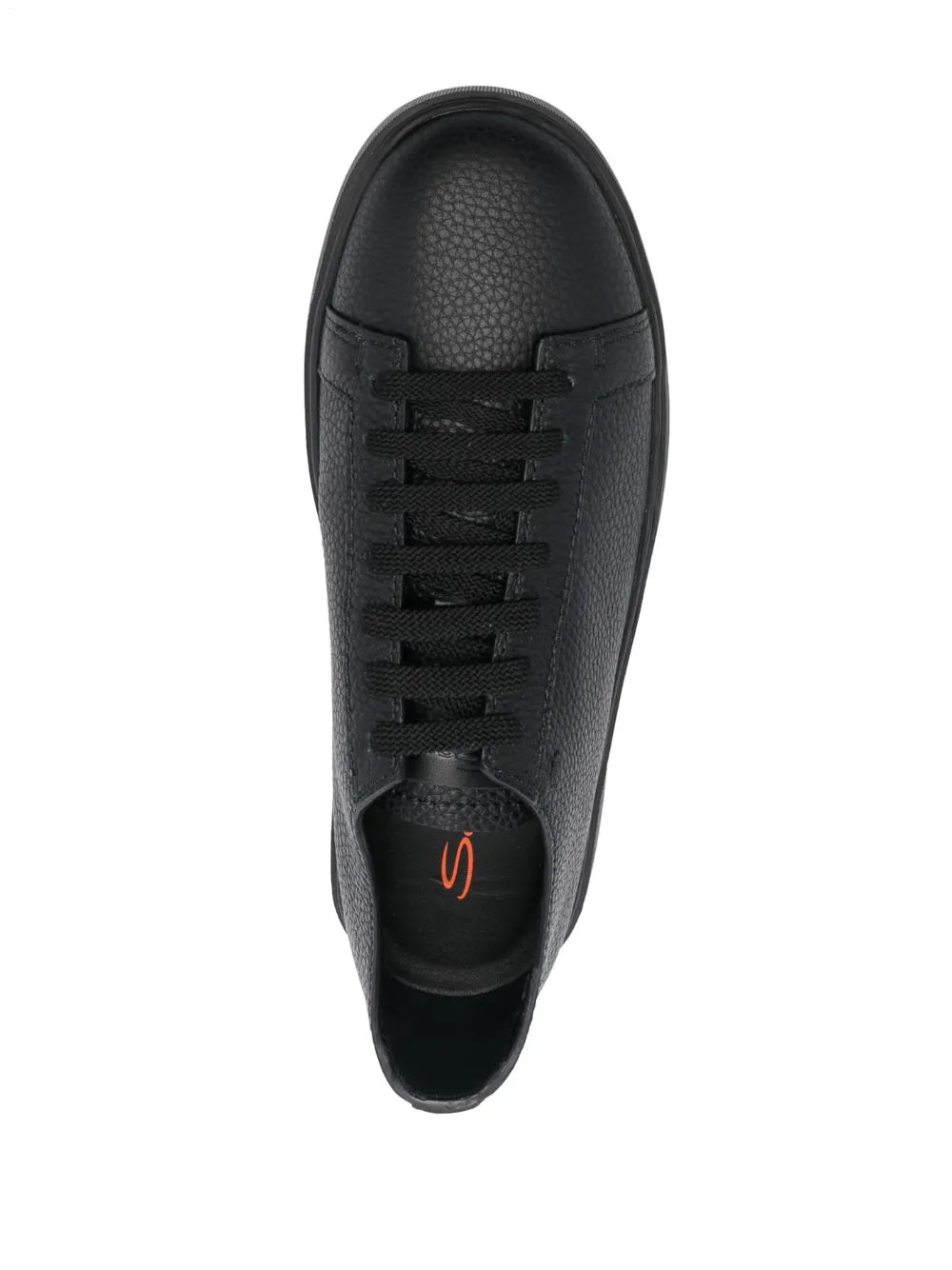 Santoni Leather Low-Top Sneakers
