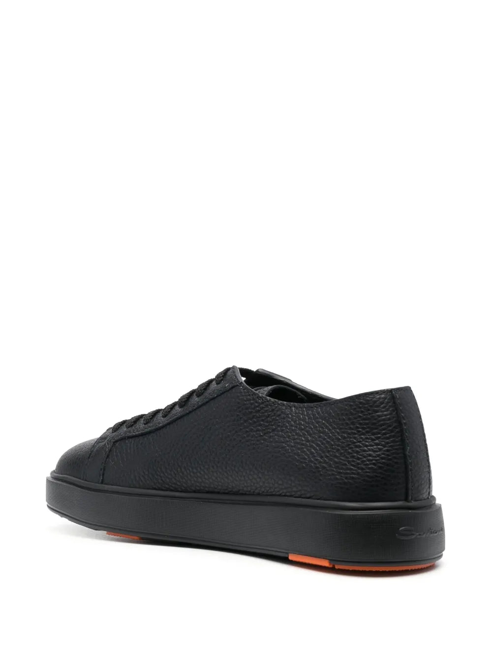 Santoni Leather Low-Top Sneakers