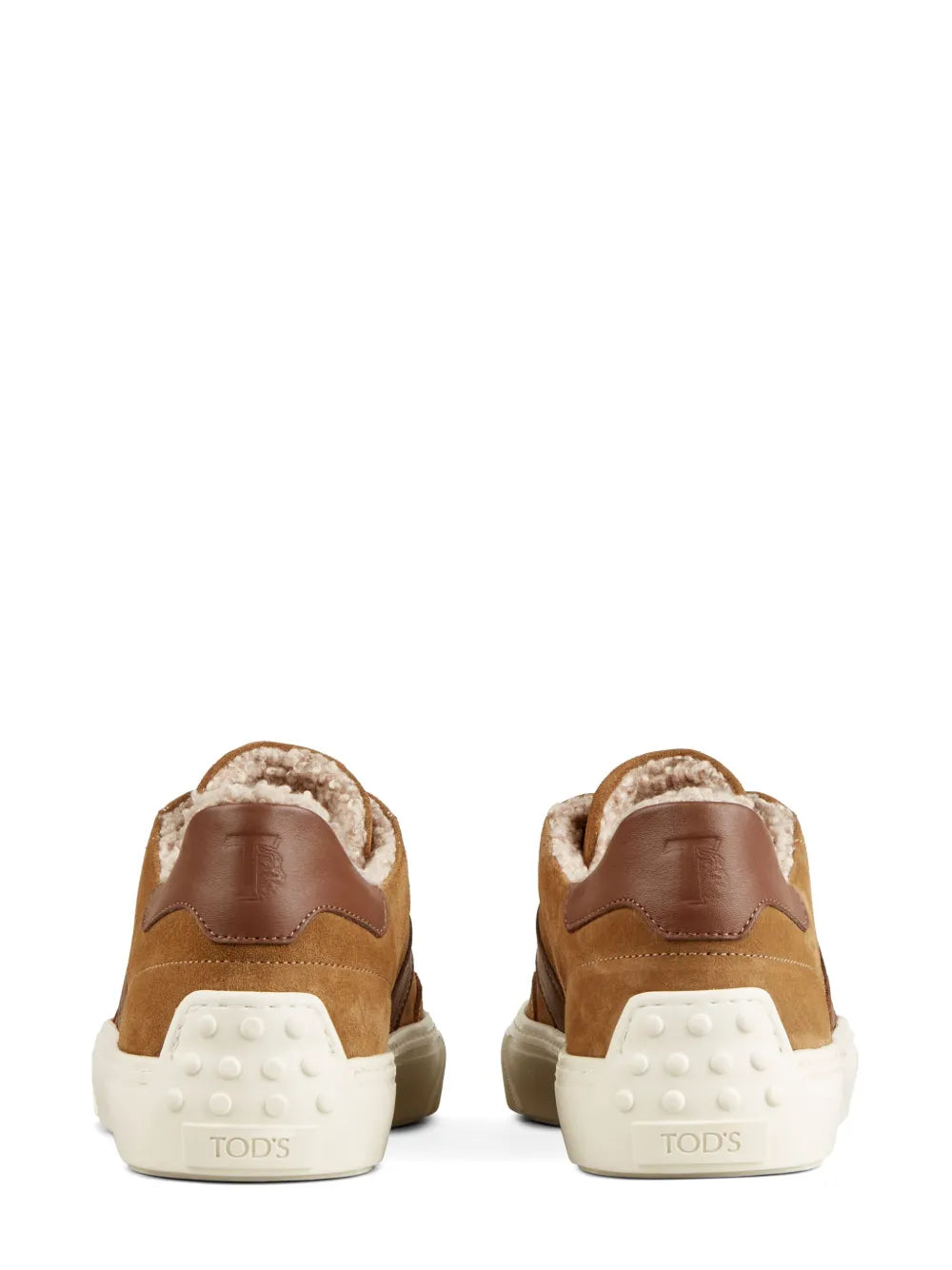 Tod'S Suede Shearling-Lined Sneakers