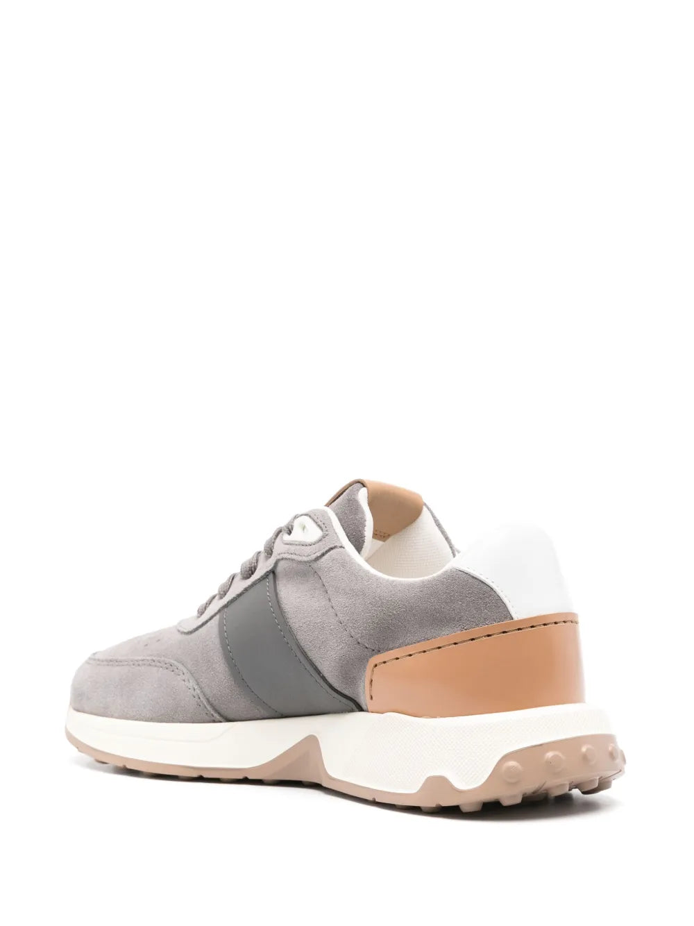 Tod'S Leather-Trim Suede Sneakers