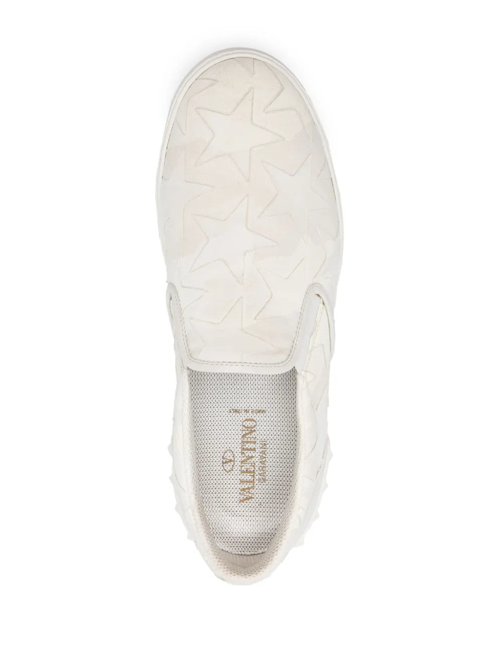 Valentino Garavani Star-Jacquard Canvas Sneakers