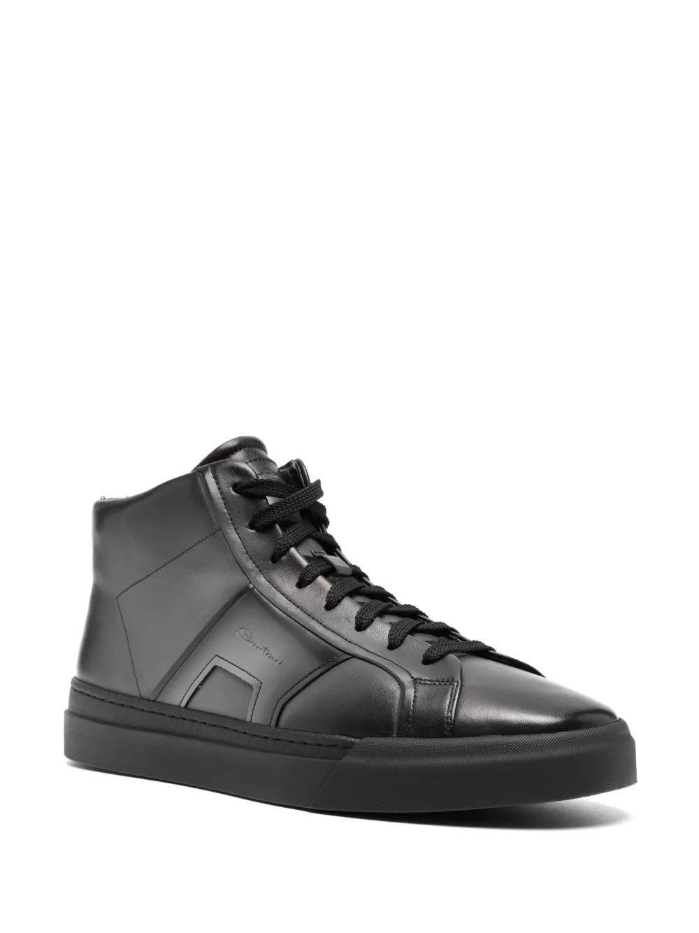 Santoni Logo-Debossed Sneakers