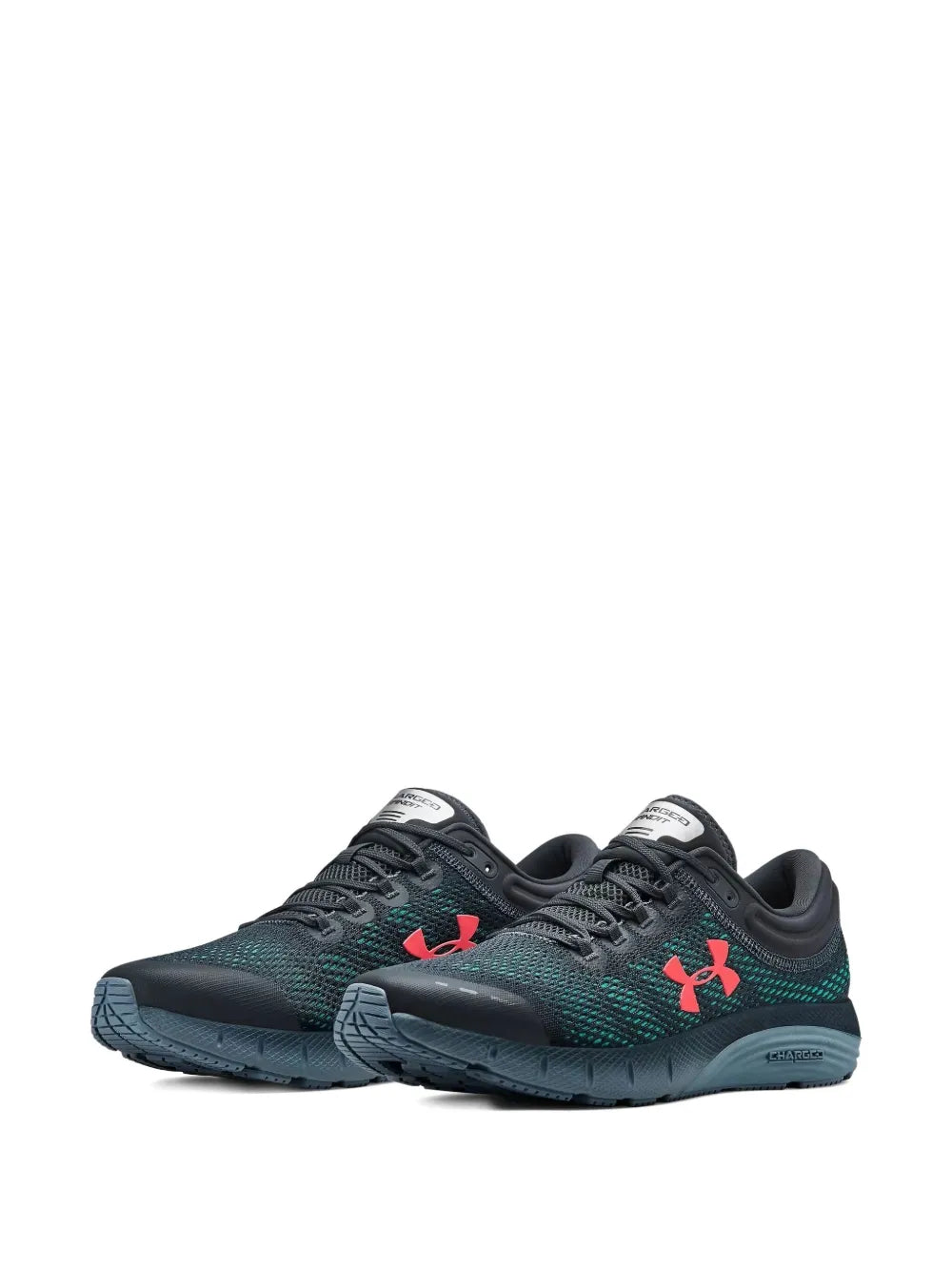 Under Armour Charged Bandit 5 Ash/Grey/Red Sneakers