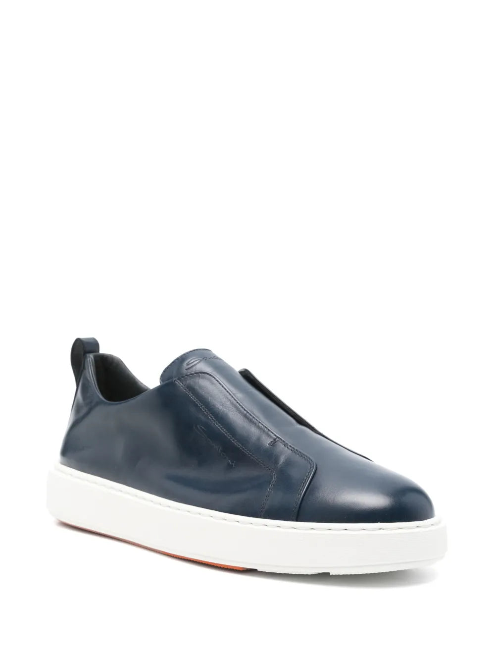 Santoni Leather Sneakers