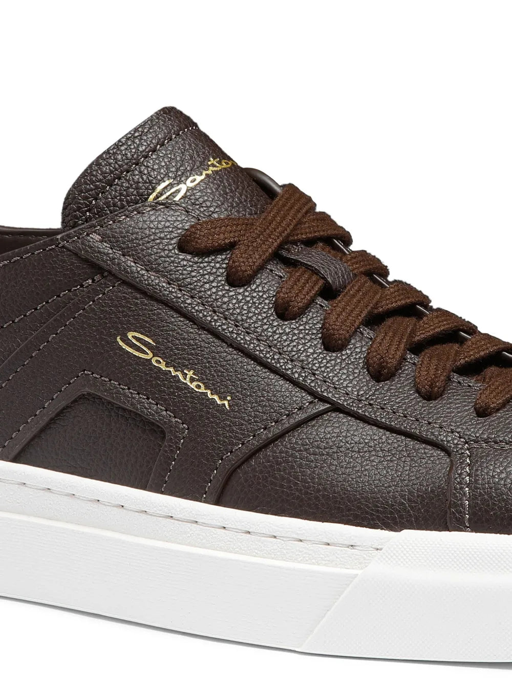 Santoni Double Buckle Sneakers