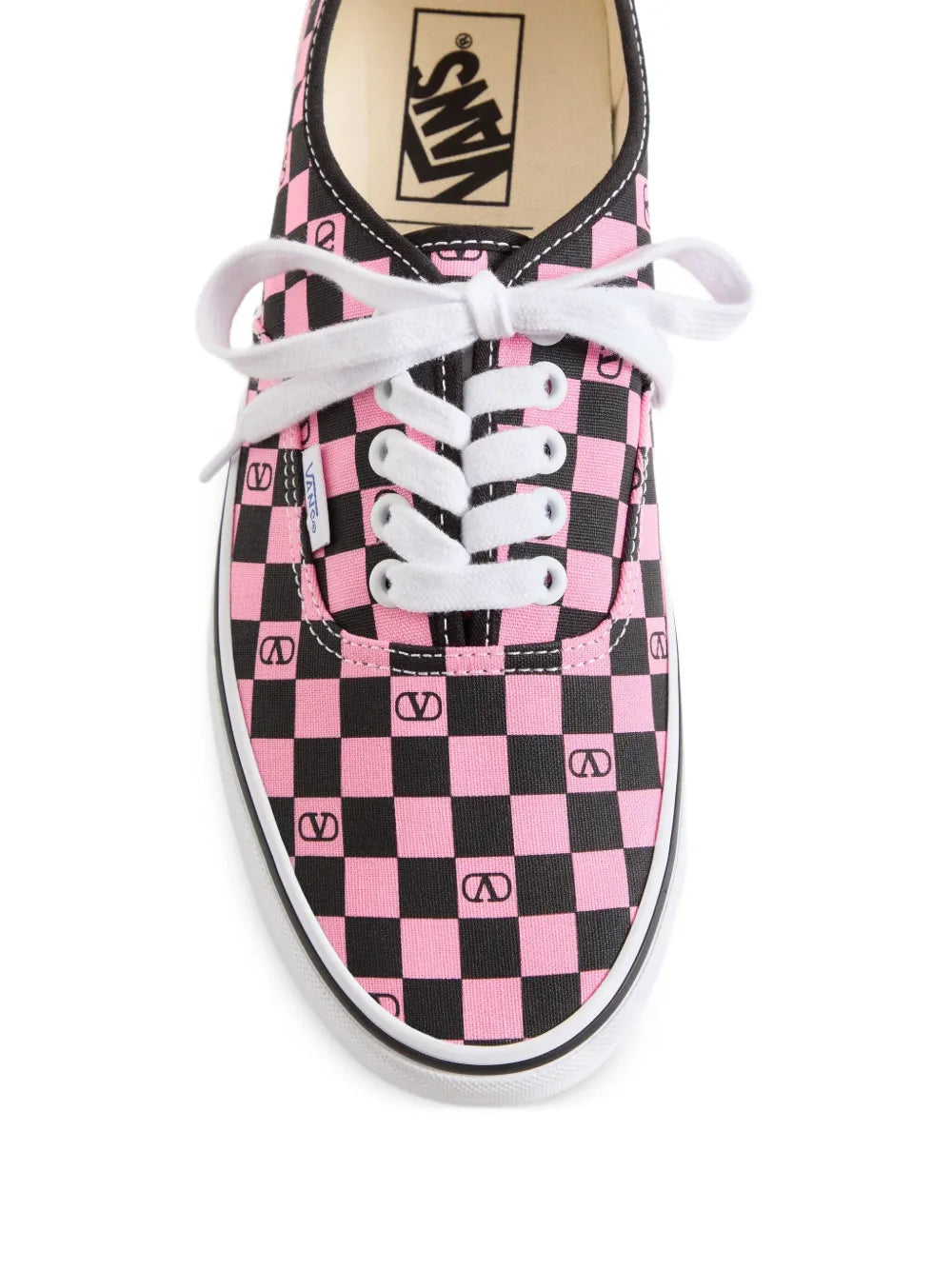 Valentino Garavani X Vans Vlogo Checkerboard-Print Low-Top Sneakers