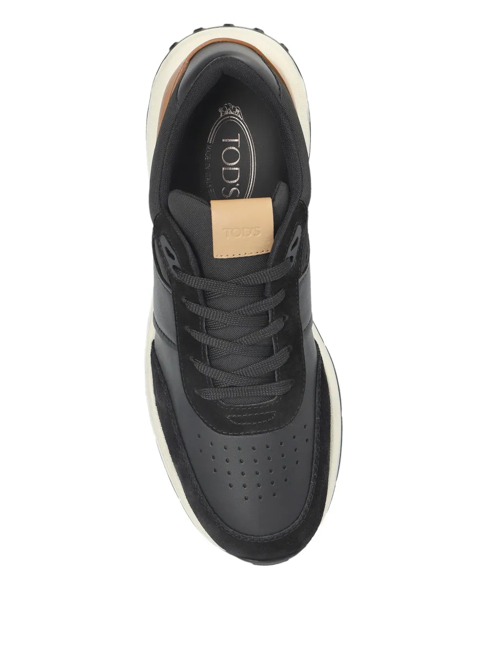 Tod'S Leather Panelled Sneakers