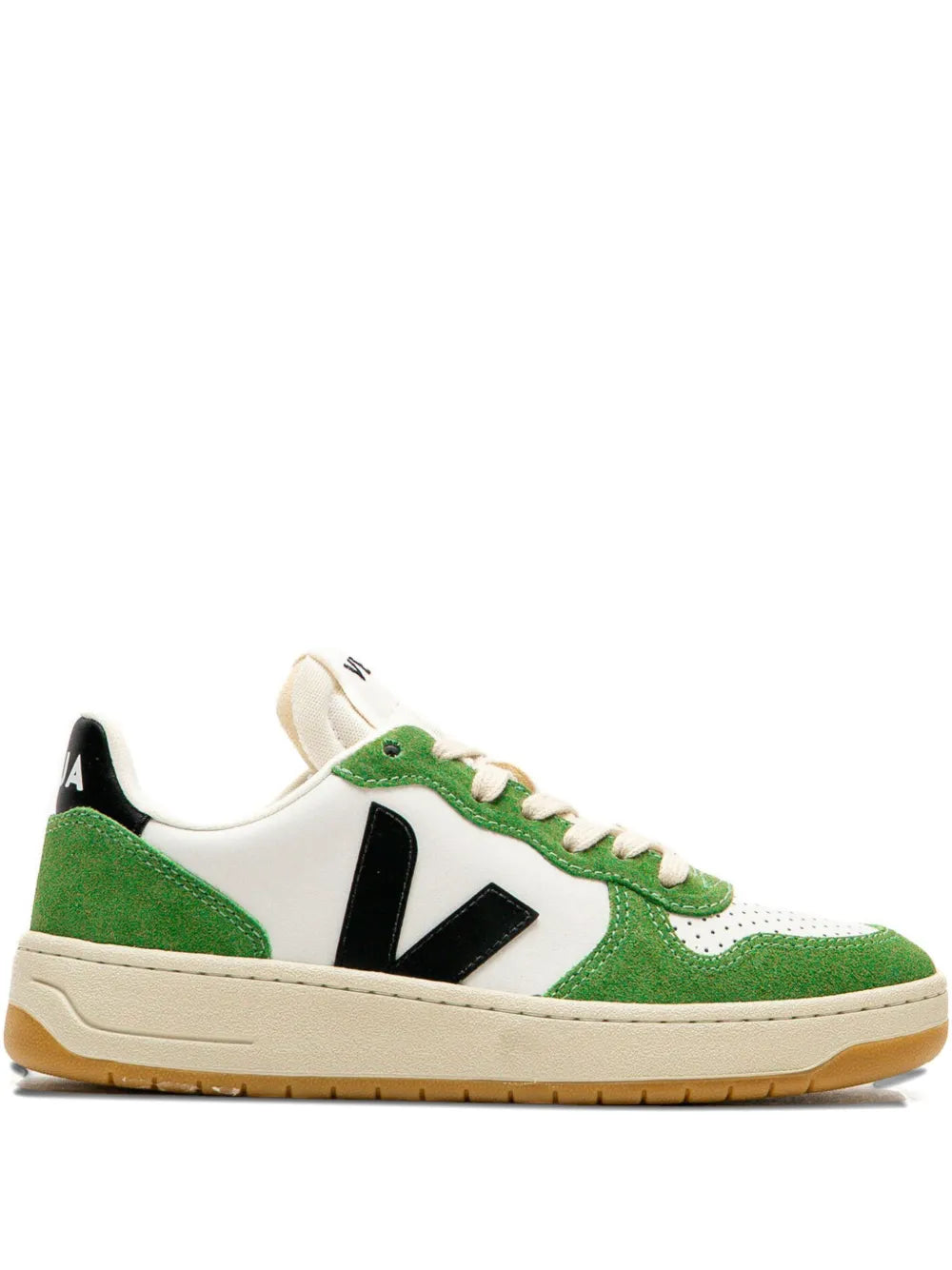 Veja V-10 Logo Suede Sneakers