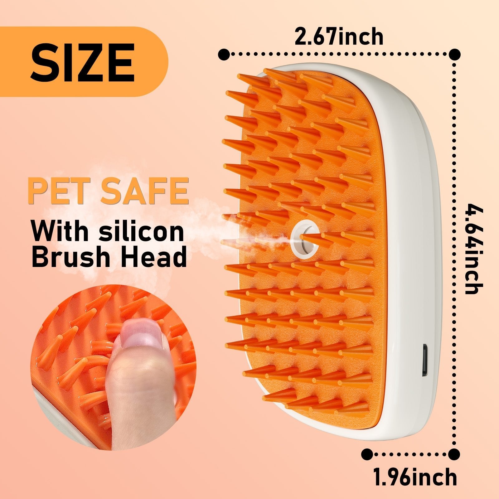 4 In 1 Cat Steam Brush - RAFAE SHOP