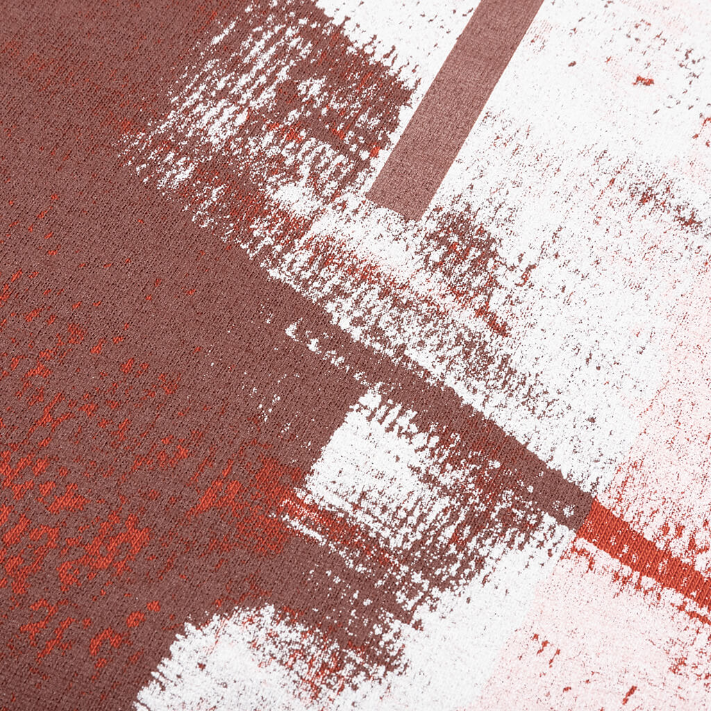 Brush Stroke S/S T-Shirt - Rust Oxide